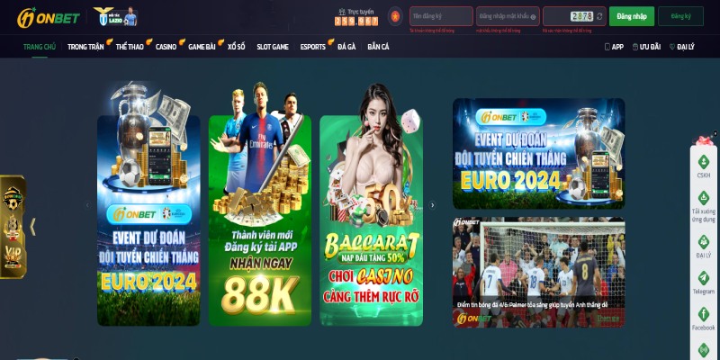 Cổng game Casino nhà cái Onbet luôn mang đến sự đa dạng về trò chơi